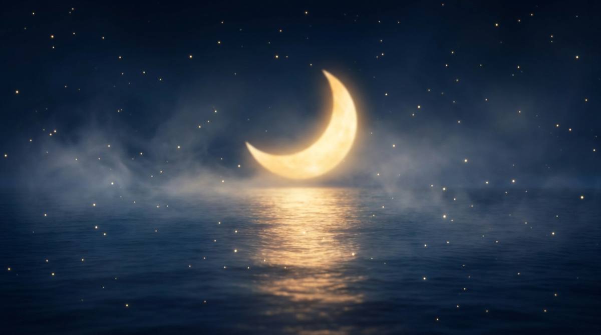 月夜海面